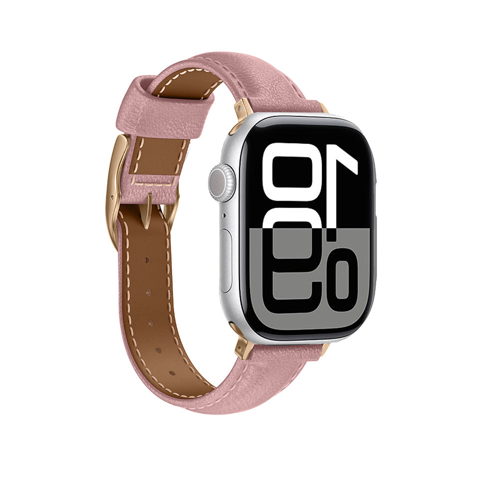 Amazingthing Glamour Class Apple Watch 46mm Deri Kordon - 14 Amazingthing Glamour Class Apple Watch 46mm Deri Kordon - 14